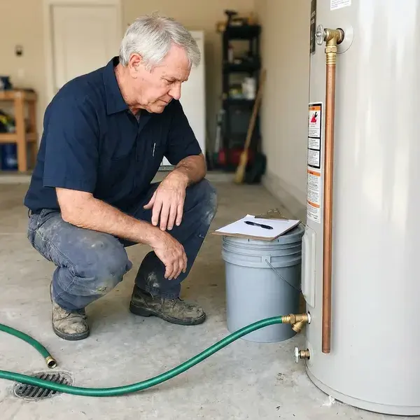 Local hot water tank maintenance by CKN Plumbing, Anchorage, AK