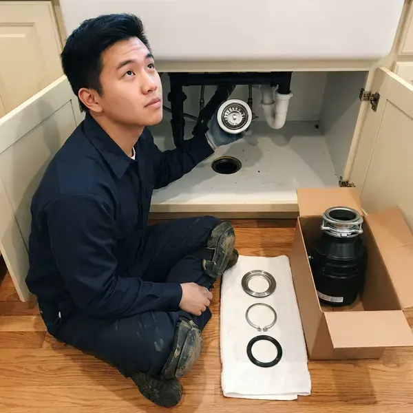 CKN Plumbing technician providing insinkerator installation in Anchorage, AK