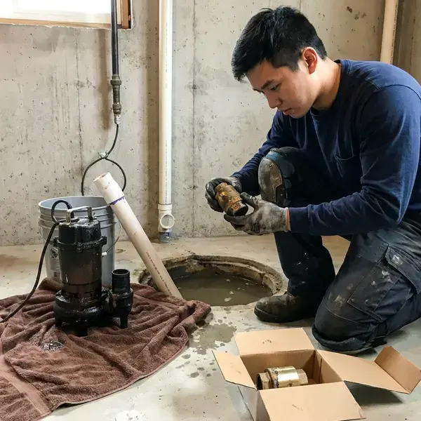 Professional sump pump replacement, Anchorage, AK