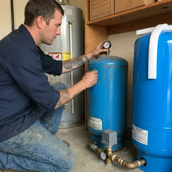 Local well pressure tank replacement by CKN Plumbing, Anchorage, AK